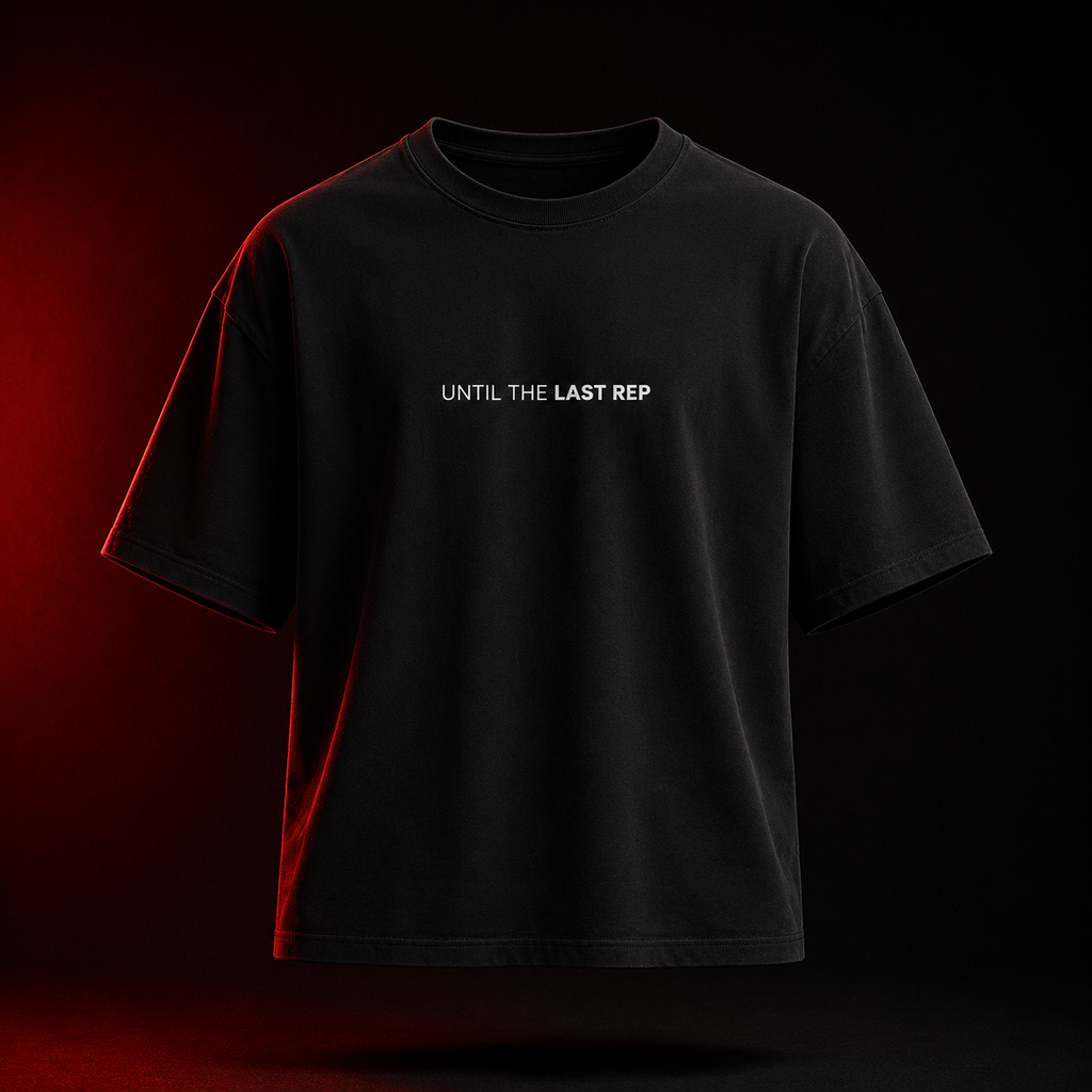 UNTIL THE LAST REP | PUMP COVER/ OVERSIZE T-SHIRT